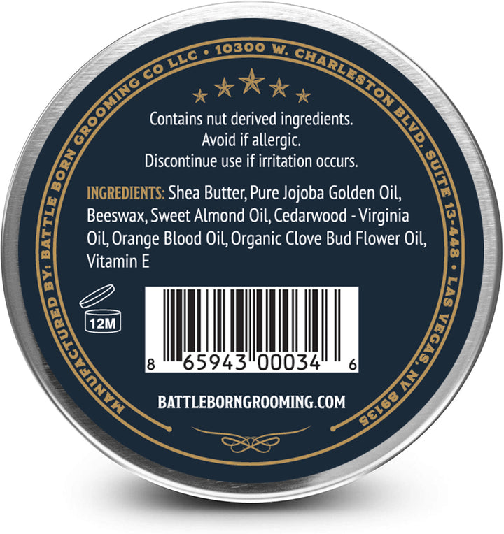 Maintain a well-groomed beard with our Cedarwood, Orange, and Clove Beard Balm. Nourishes and styles for a healthy, great-smelling beard.