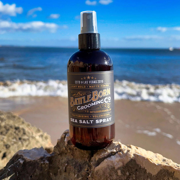 Get the perfect 'just back from the beach' hair with our Sea Salt Spray. Adds volume and texture for effortless waves.